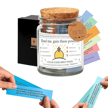 Gain Emotional Strength Bible Verses Jar