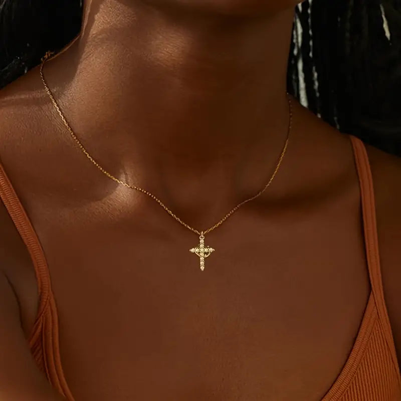 Diamond Cross Necklace